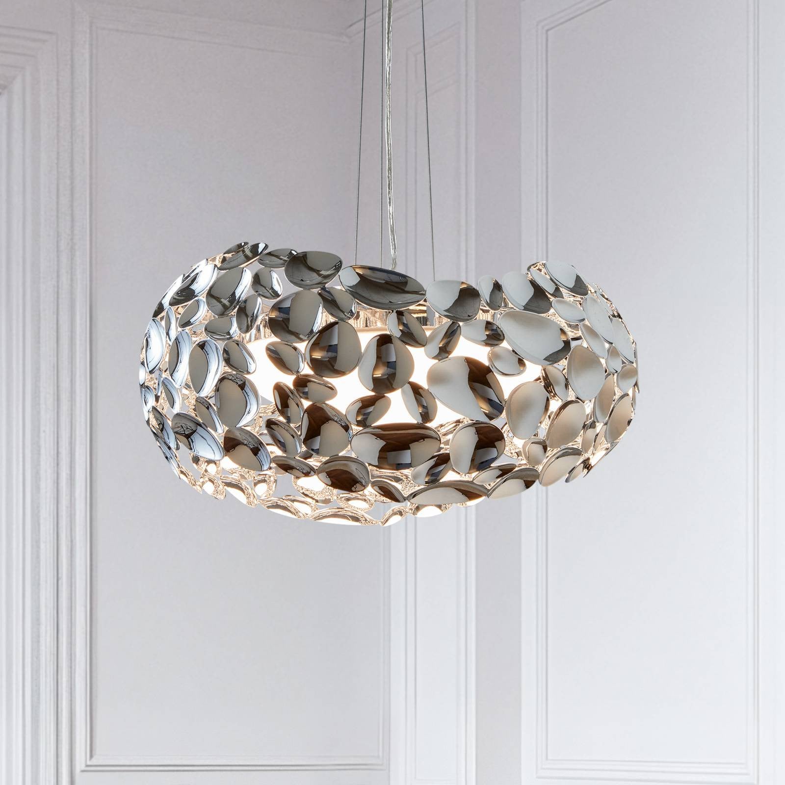 Schuller Valencia Design Hanglamp, Chroom / Zilver, Metaal