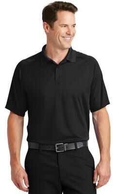 Sport-Tek T475 Dry Zone Raglan Polo Shirt in Black size 4XL   Polyester