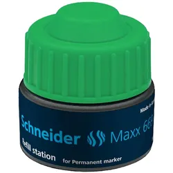Schneider, Ersatzpatronen + Tintenfass, Permanentmarker-Refill-Station