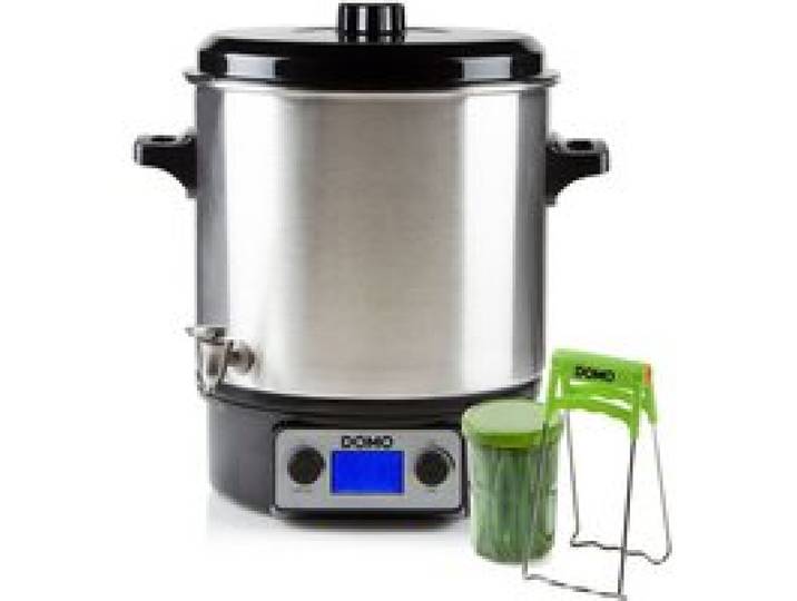 Marmite électrique - DOMO - DO42326PC - 2000 W - Acier inoxydable - Minuterie