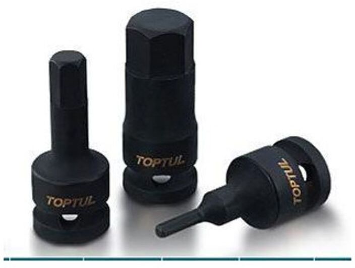 6-Kant Schlag-Stecknuss TOPTUL 1/2 zoll 6 mm