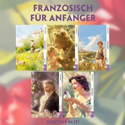 Französisch für Anfänger (5 Bücher + Audio-Online) - Frank-Lesemethode - Kommentierte zweisprachige Ausgabe Französisch-Deutsch, Set von Alexandre