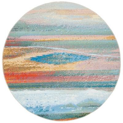 SAFAVIEH Barbados Jaike Tropical Indoor/ Outdoor WaterproofPatio Backyard Rug