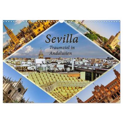 Sevilla - Traumziel in Andalusien (Wandkalender 2027 DIN A3 quer), CALVENDO Monatskalender