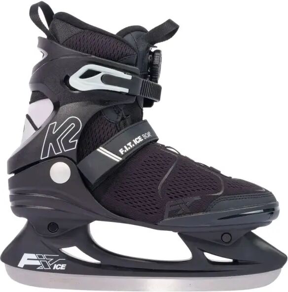 Ice Skates K2 F.I.T. Boa (Black/Grey - 6.5)  - Black;Grey - Size: 6.5 UK