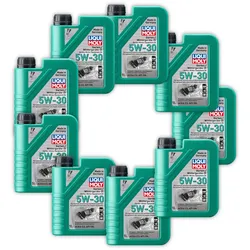 9x Motoröl LIQUI MOLY 1279 Gartengeräte Wintergeräte 5W-30 Motoröl mit Additiven 1L