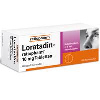 LORATADIN-ratiopharm 10 mg Tabletten 100 St