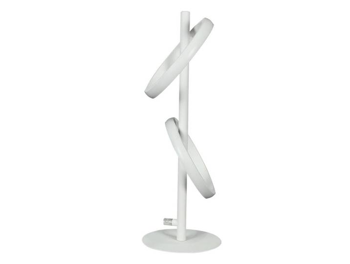 Nettlife Led-Tischleuchte Abend 22/15.5/45.6cm, Weiß, Metall, LED integrated, 15.5x45.6x22 cm, Lampen & Leuchten, Innenbeleuchtung, Tischlampen