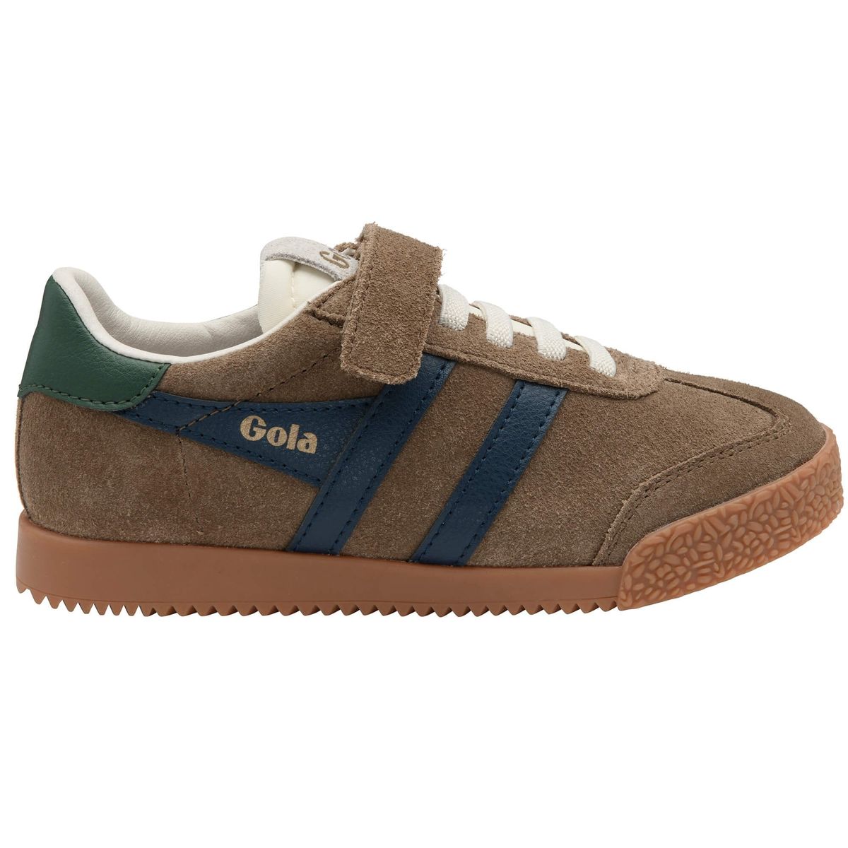 Gola Elan Strap Sneaker Kids tobacco/navy/evergreen (FE) 29 CKA085-FE-29-tobacconavyevergreen