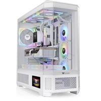 View 600 TG Snow White, Big-Tower-Gehäuse weiß, Tempered Glass