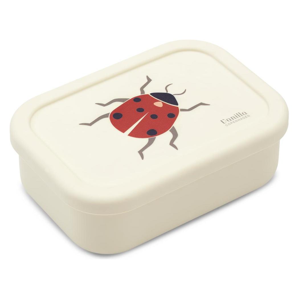 Copenhagen Studios Vanilla - Lunch Box - Ladybug - Silicone - 700 ml (LUNC9625) (LUNC9625)