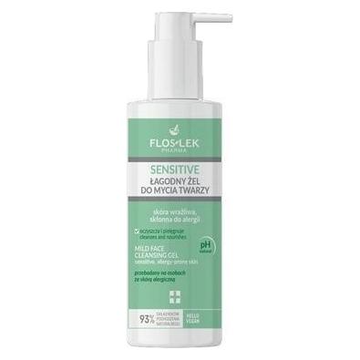 Floslek Sensitive Mild Face Wash Gel For Sensitive. Allergy-Prone Skin 175Ml (Reinigungsgel, 175 ml) (5905043022635)