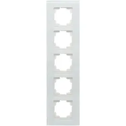Kopp 406708007 HK07 5-fach Glas-Abdeckrahmen geeignet fü HK07 5-fach Glas Abdeckrahmen