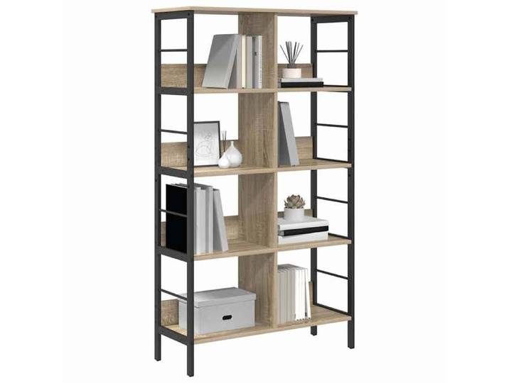 Cabinet DVD/CD - Armoire Livres/Étagère - chêne sonoma - 82x32x144 5cm - Bois d'ingénierie LH850887