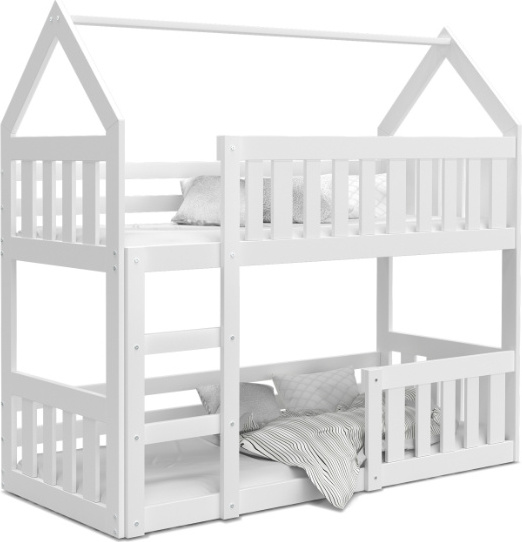 Etagenbett hochbett kinderzimmer kinderbetten jugendzimmer Hause mini 80x190 weiss