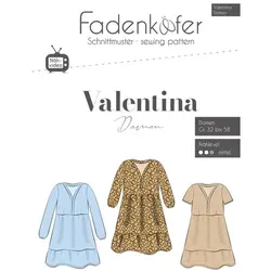 Fadenkäfer Schnitt "Kleid Valentina" für Damen