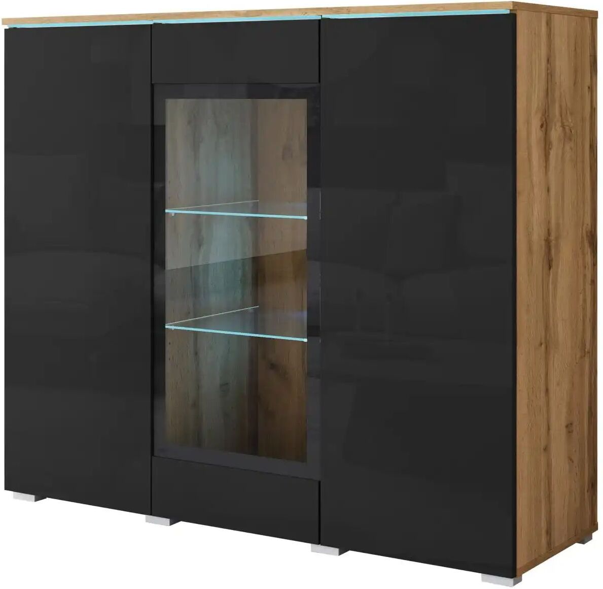 Höffner Highboard  Vera ¦ holzfarben ¦ Maße (cm): B: 120 H: 103,3