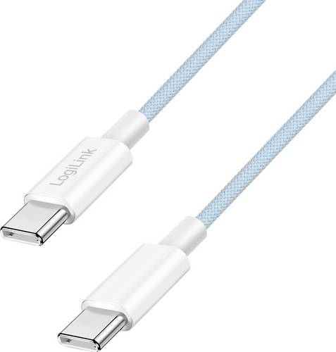 LogiLink USB-C Kabel USB 2.0 USB-C Stecker 1.5m Blau CU0351