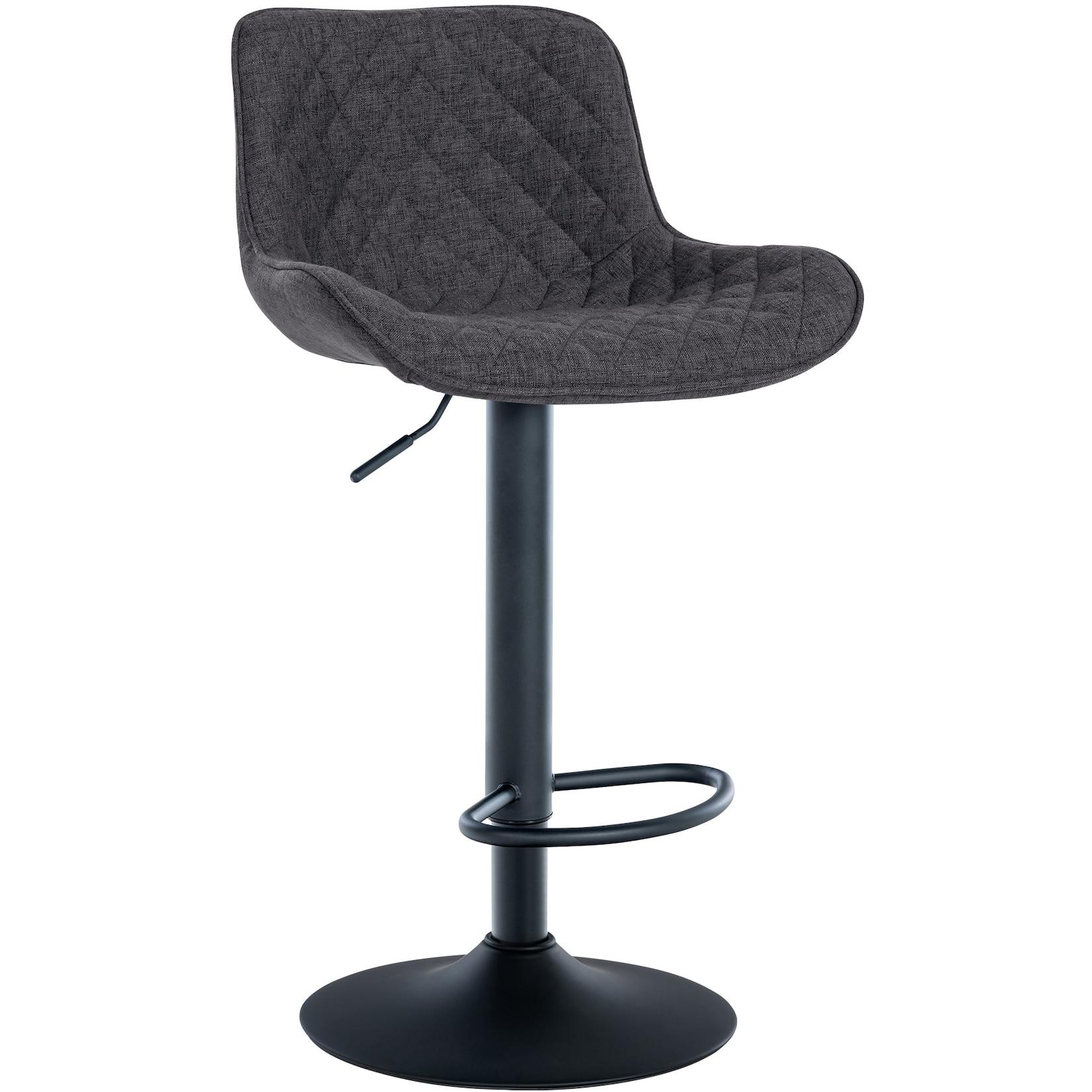 CLP Barhocker Minosa Stoff Farbe: schwarz, Material: Stoff