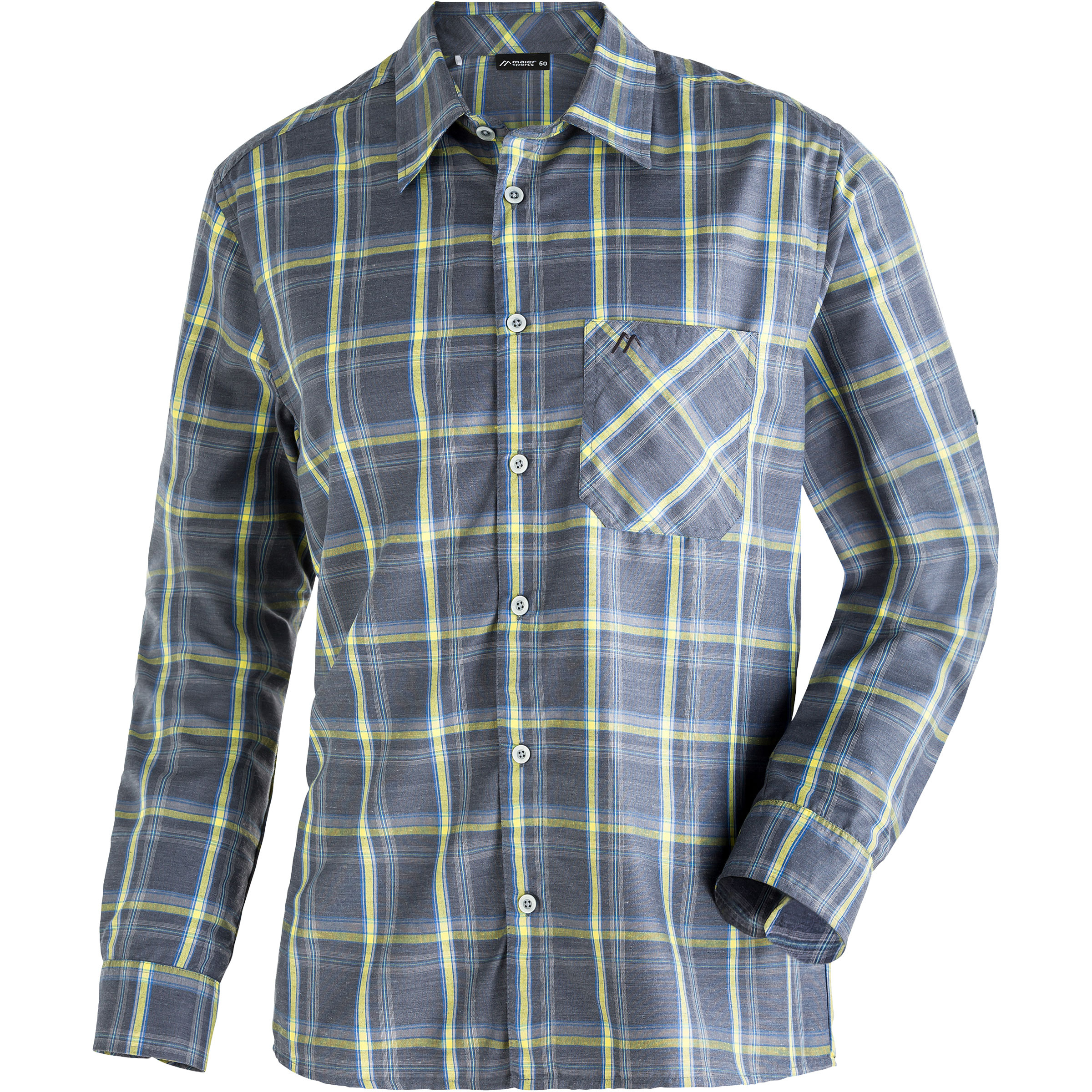 Maier Sports Claas Herren Hemden gruen Größe 6XL Trekking Atmungsaktiv