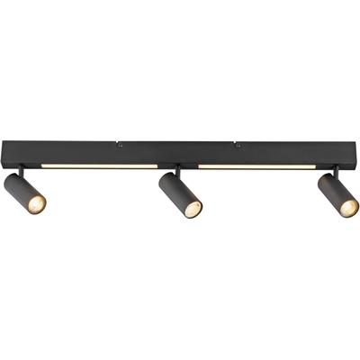 LED Deckenleuchte "DANTE", schwarz, 3, H: 14,5cm, 1 Stk., SCHÖNER WOHNEN-KOLLEKTION, Leuchten, SCHÖNER WOHNEN Kollektion, dreh- und schwenkbar, LED Deckenleuchte