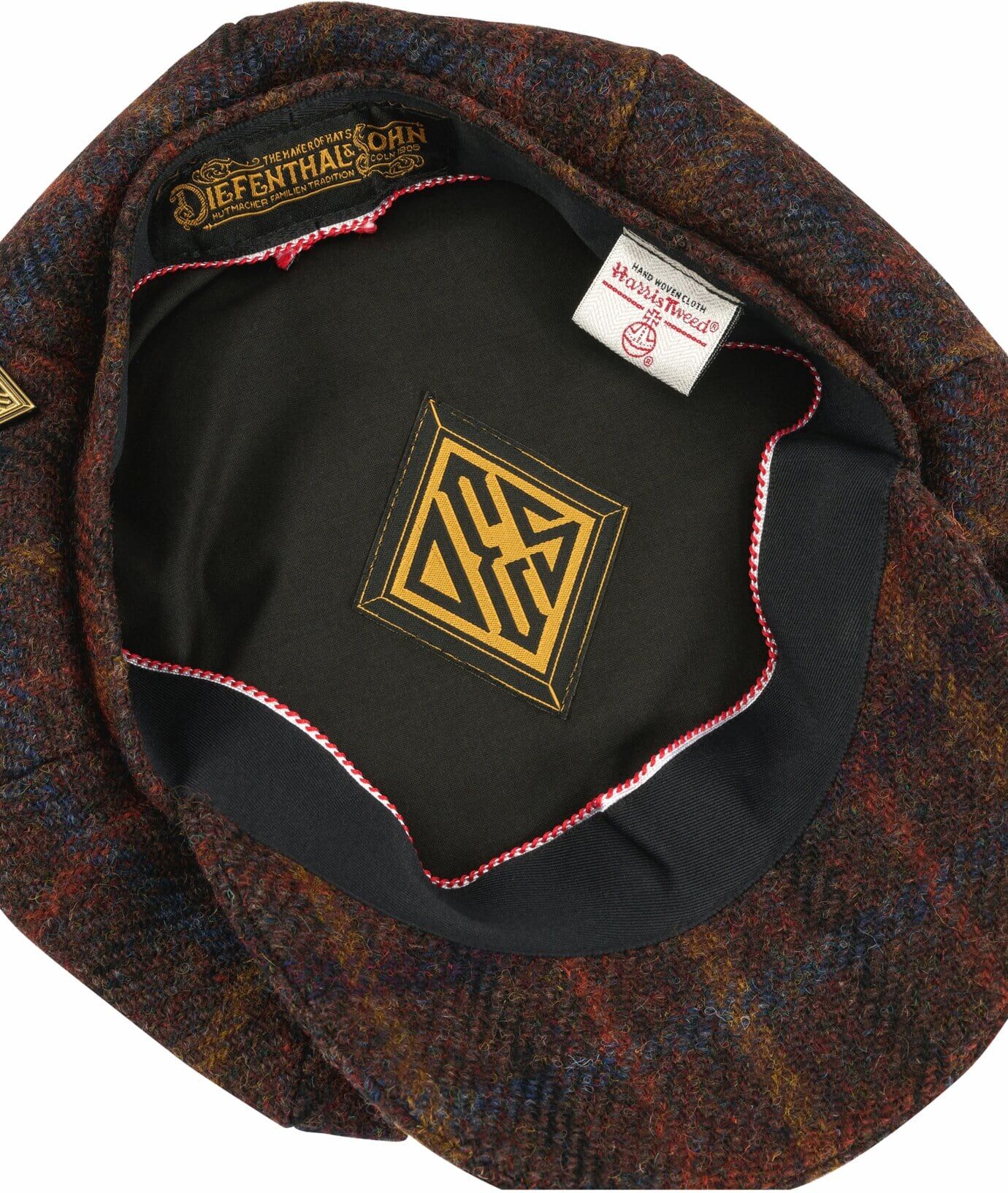 Diefenthal Newsboy Harris Tweed Braun 61