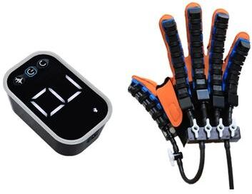 Uplifted Finds Electric Finger Rehabilitation Robot Training Glove For Stroke And Hemiplegia Therapy s right No Bracelet