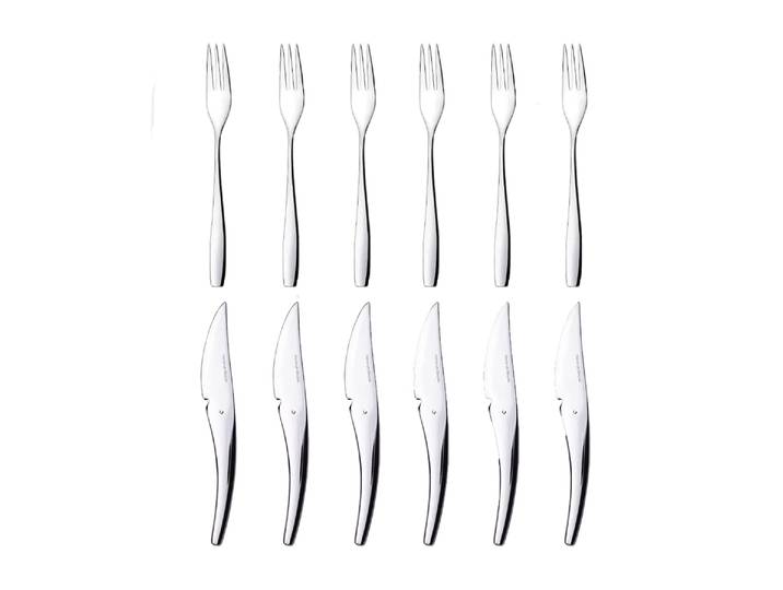 Hardanger Bestikk Ensemble de couverts à fruits Hardanger 12 pièces Acier inoxydable