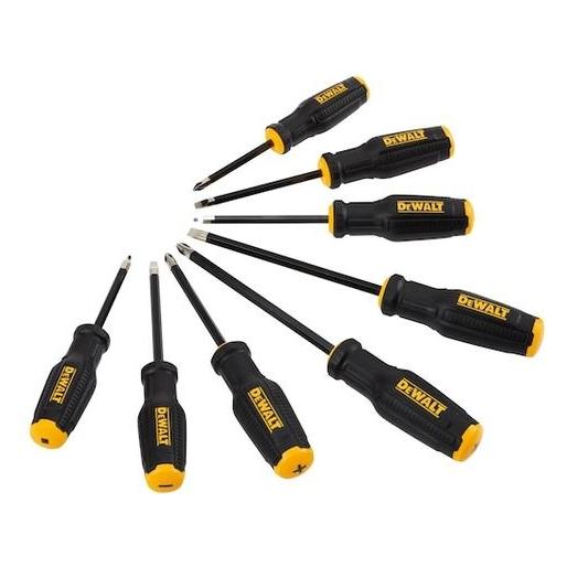 DeWalt MAXFIT SchraubendreherSet 8tlg (Phillipps-Kreuzschlitz (PH), Schlitz) (DWHT65102-0)