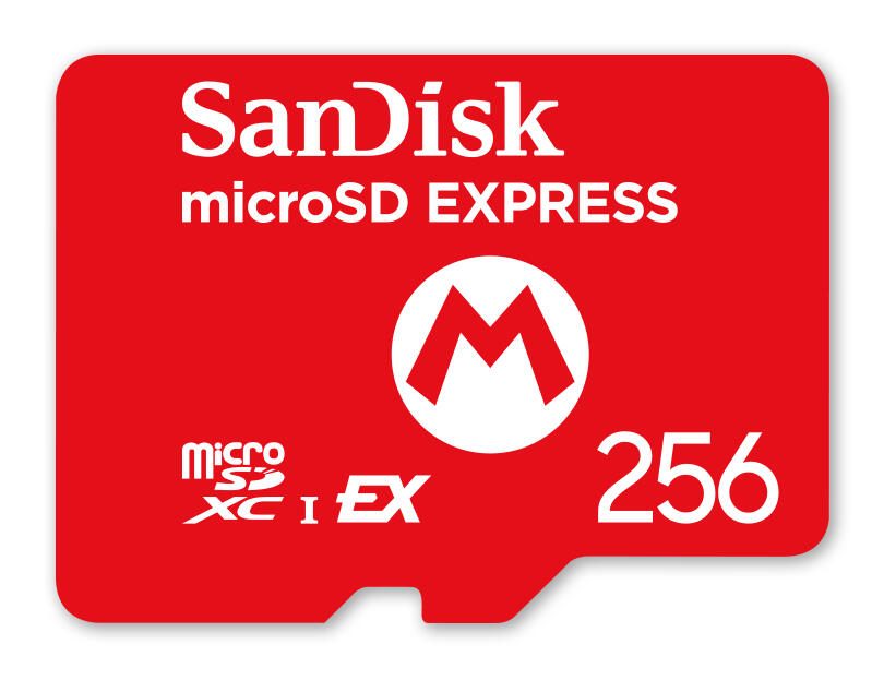 SanDisk Nintendo Switch 2 microSD Express Card 256 GB Speicherkarte 10016157