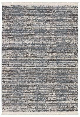 Juniper Home Ragnar Striped Blue/ Gray Area Rug (4'X6')