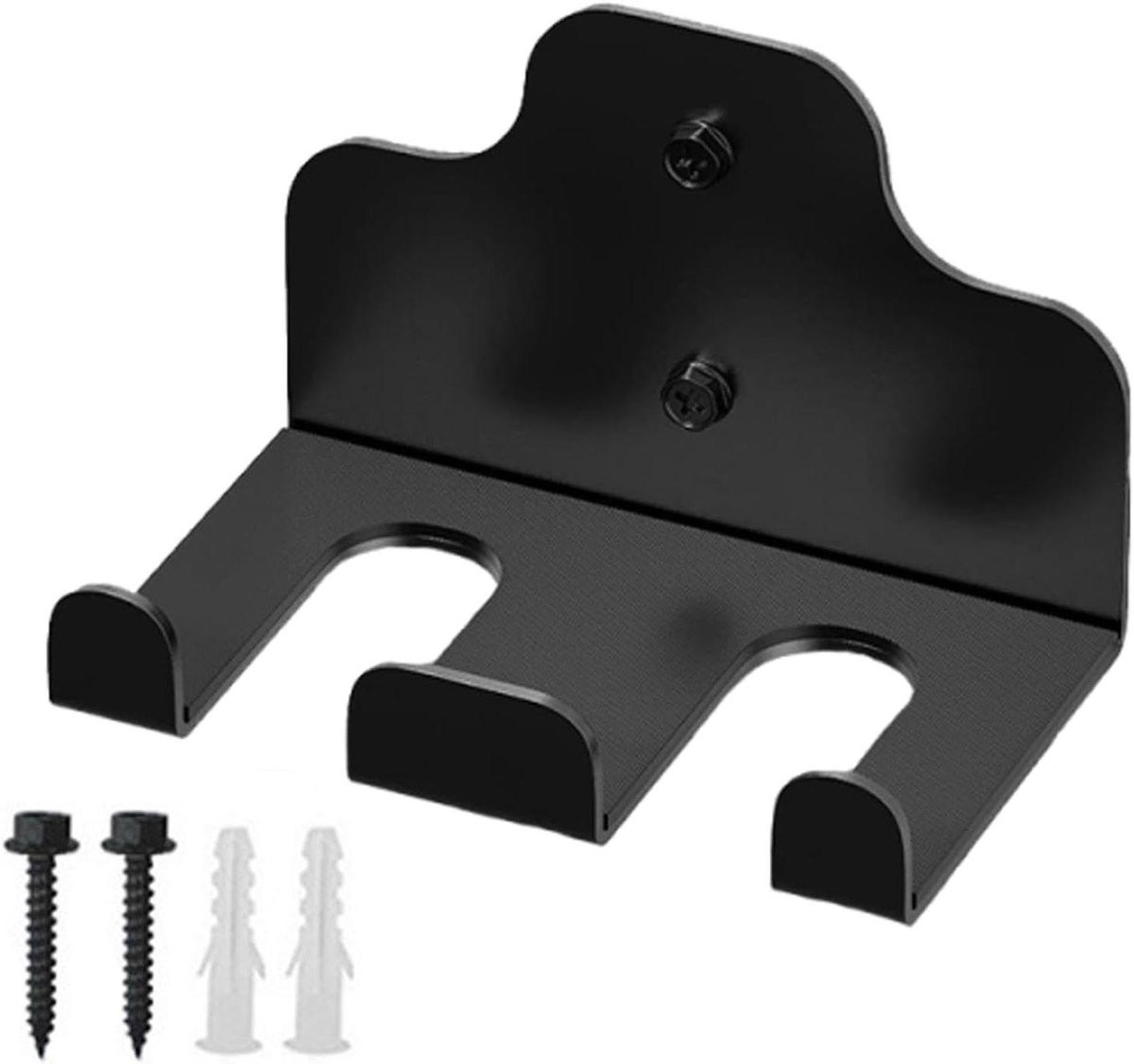 Halterrek Muurbevestiging Zwart - Barbell Haken voor Fitness Opslag - 16.5 x 10 x 11 cm