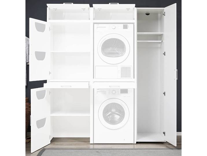 Einlegeböden 3er-Set 42cm Weiß/Weiß