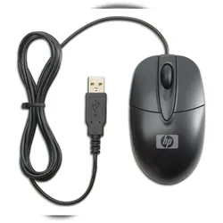 HP Optical USB Travel Maus 3 Tasten optisch schwarz