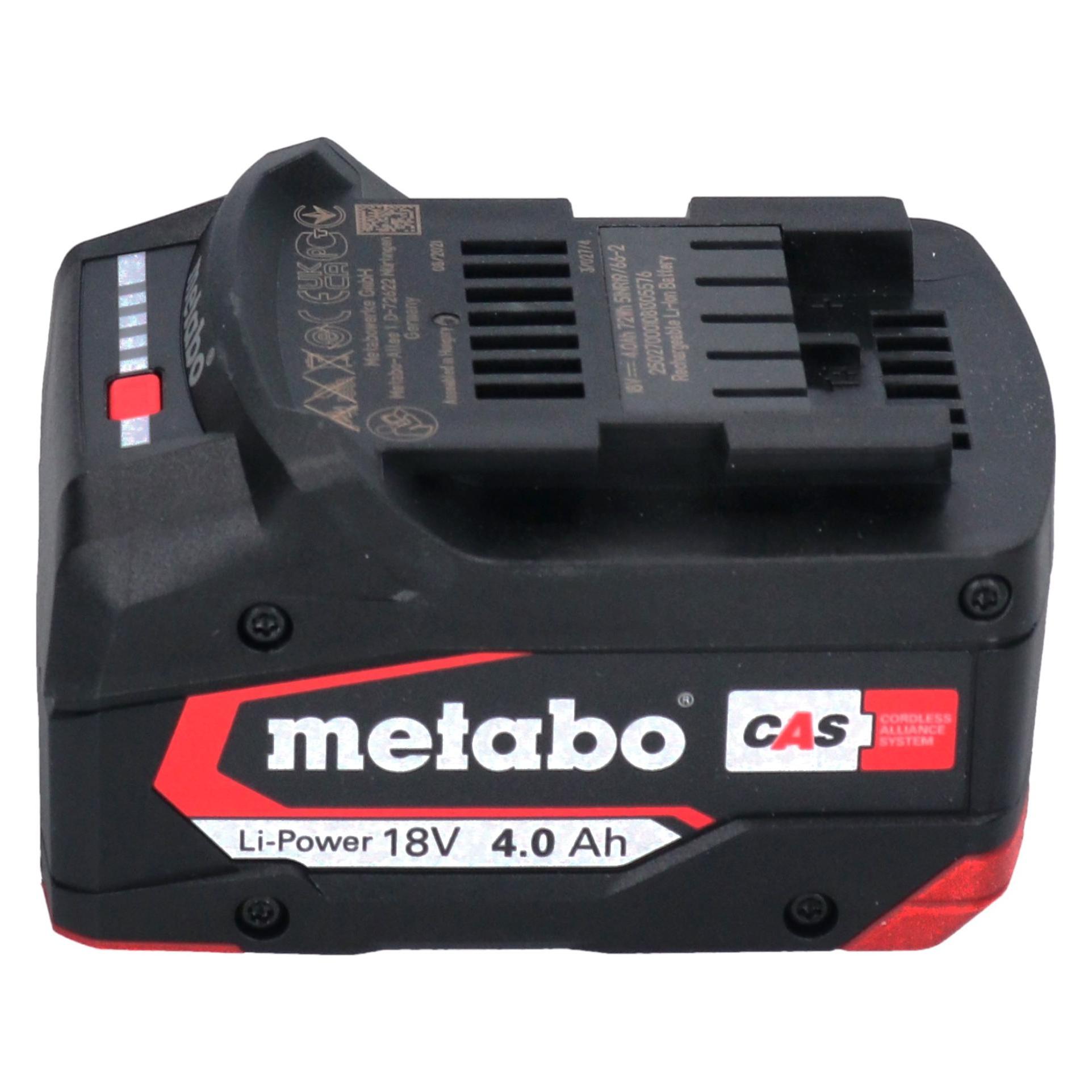 Metabo MT 18 LTX Akku Multitool 18 V OIS / Starlock + 1x Akku 4,0 Ah - ohne Ladegerät (Oszillationswerkzeug) (60899994)
