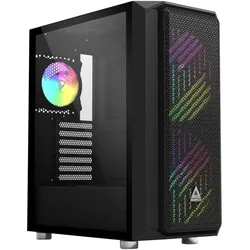 Montech Air X Schwarz (ATX, E-ATX, mATX, Mini-ITX), PC Gehäuse, Schwarz