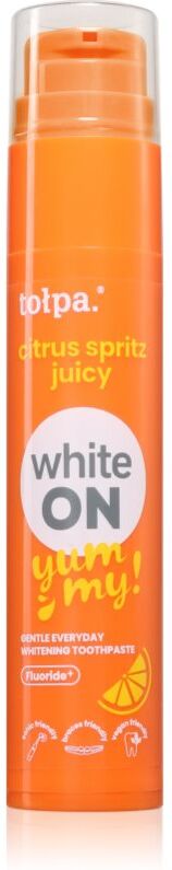 Tołpa On White Yummy dentifrice blanchissant saveur Citrus Spritz 60 g