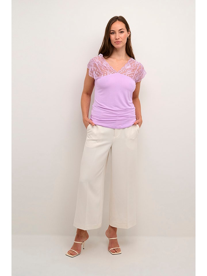 CULTURE Shirt in Lila - XXL
