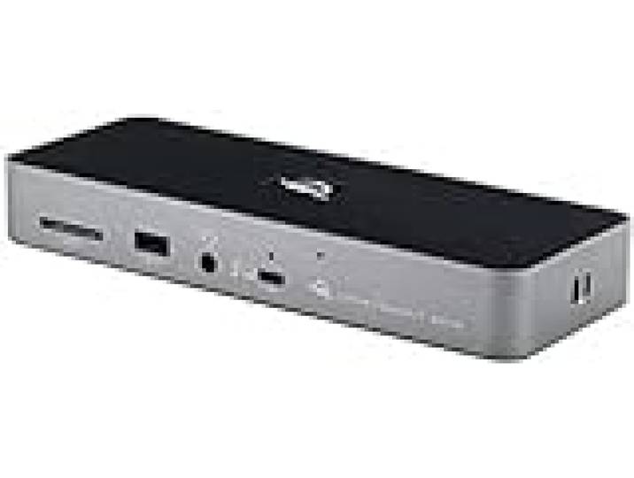 OWC Thunderbolt 4 Wired Black, Grey Thunderbolt 4, Wired, W126424758 (Grey Thunderbolt 4, Wired, Thunderbolt 4, 3.5 mm, 10,100,1000 Mbit/s, Black, Grey, Space Gray and Black)