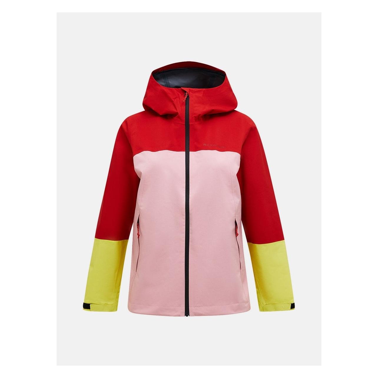Peak Performance Jas Women Trail HIPE 2.5L Shell Jacket Red Pompeian Size XL (XL) (69798804)
