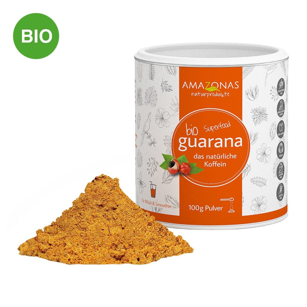 AMAZONAS Naturprodukte Handels GmbH Guarana Bio Pulver pur 15331180