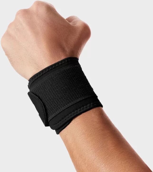INF Handgelenkbandage mit doppeltem Druck - 1 Paar Schwarz