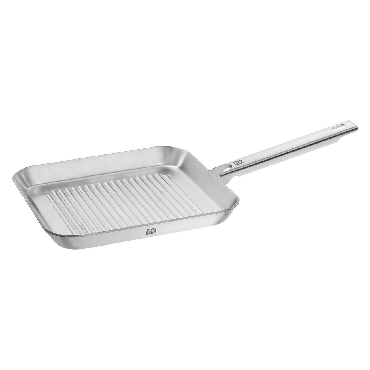 Zwilling Grillpfanne unbeschichtet (Grillpfanne, Edelstahl, 24 x 5.50 cm) (40996-024-0)