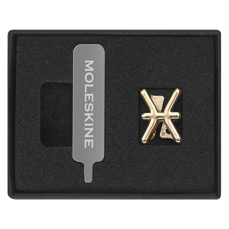 Moleskine Pins Pisces Gold (Kein Einband) (In Catalogue NOOS)
