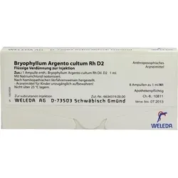 BRYOPHYLLUM ARGENTO cultum Rh D 2 Ampullen 8 ml