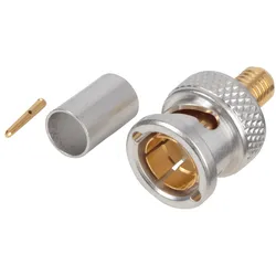 R142 077 722 - BNC-Stecker RG59 HDTV, gerade, crimp