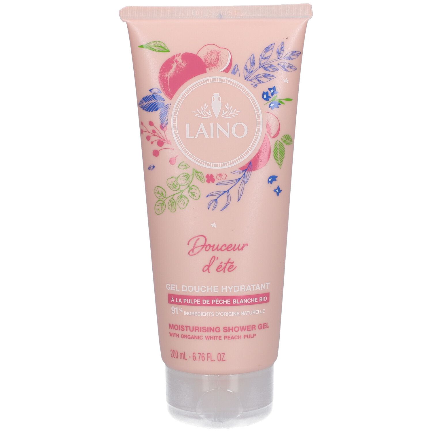 Laino Douchegel Pulp Perzik 200 ml Duschgel