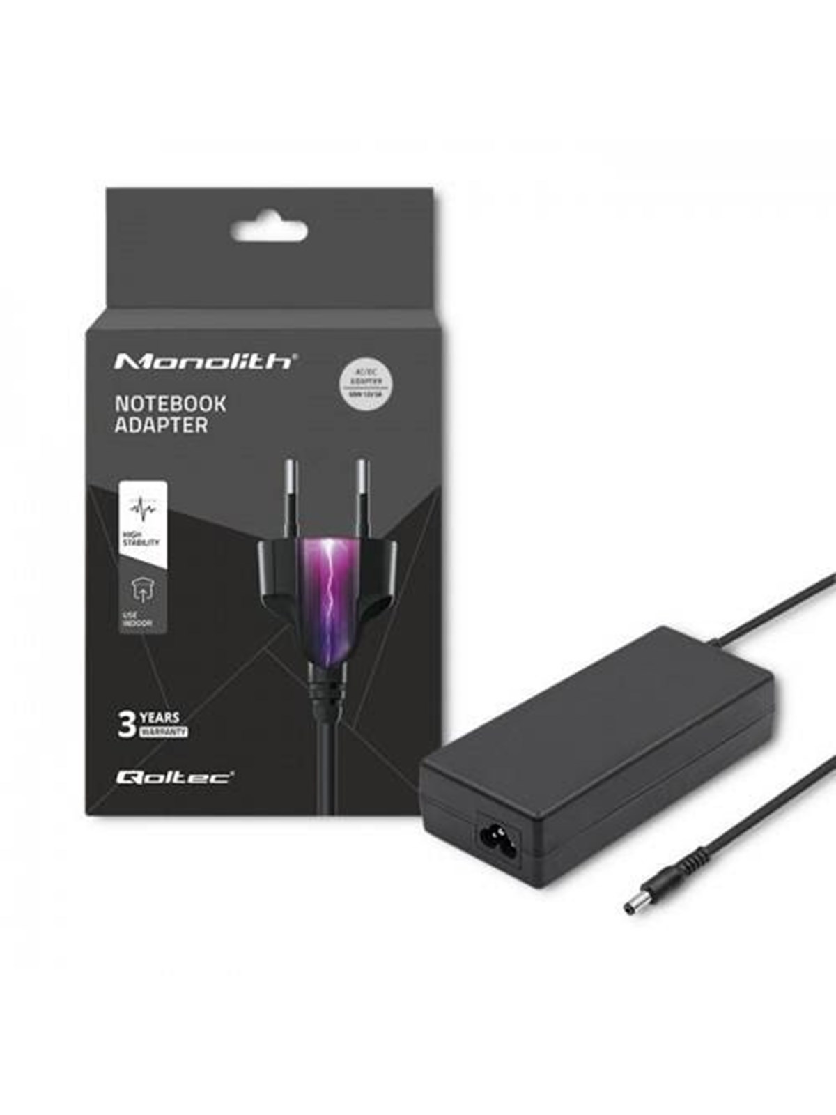 Qoltec Monolith 50797 Netzteil - 12 V 5 A - 60 W - 5.5 x 2.1 mm
