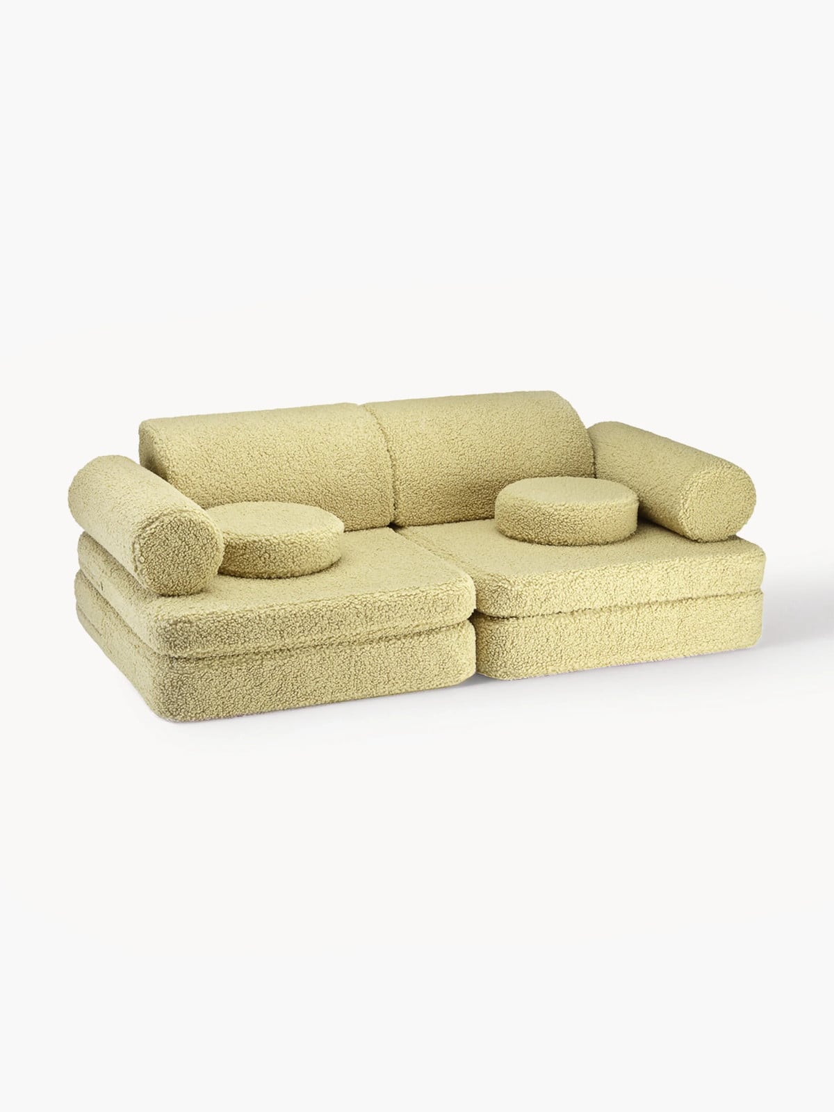 Wigiwama Modulaire kinderspeelbank Sugar teddy handgemaakt