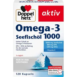 Doppelherz Omega-3 Seefischöl 1000 120 ST